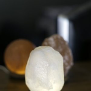 Computer Himalayan Salt Crystal White USB Lamp