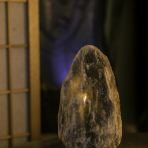 Grey Himalayan Salt Crystal Lamp