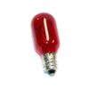 15 watt fancy colored bulb red