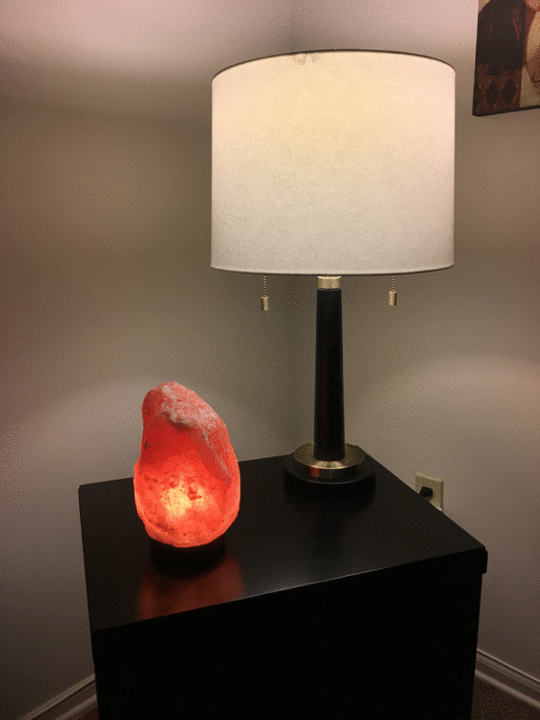 Amber Himalayan Salt Lamp - XL